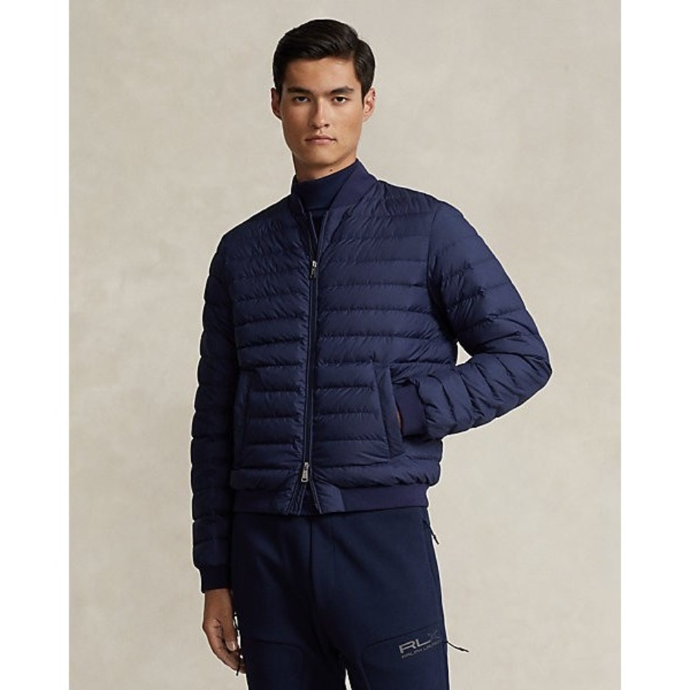 RLX Ralph Lauren Blue Water-Repellent Down Flight JacketSize Small $598